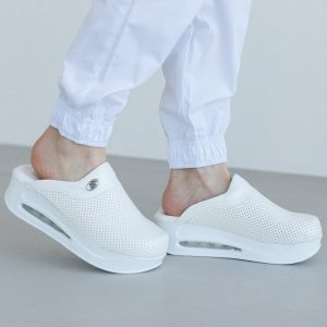 Взуття медичне сабо Pearly White з підошвою AirMax