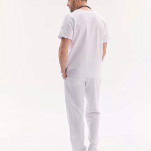 Медичний костюм чоловічий Портленд білий