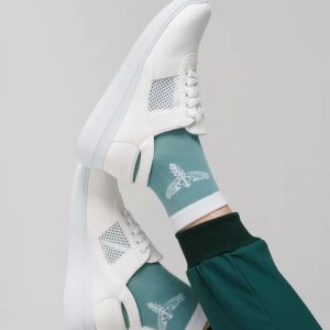 Взуття медичне жіноче кросівки з відкритою п’ятою White PU підошва