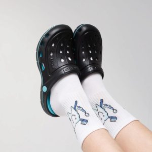 Взуття медичне унісекс Coqui Jumper чорний-бірюзовий