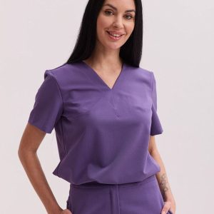 Медичний костюм жіночий Саванна бузковий